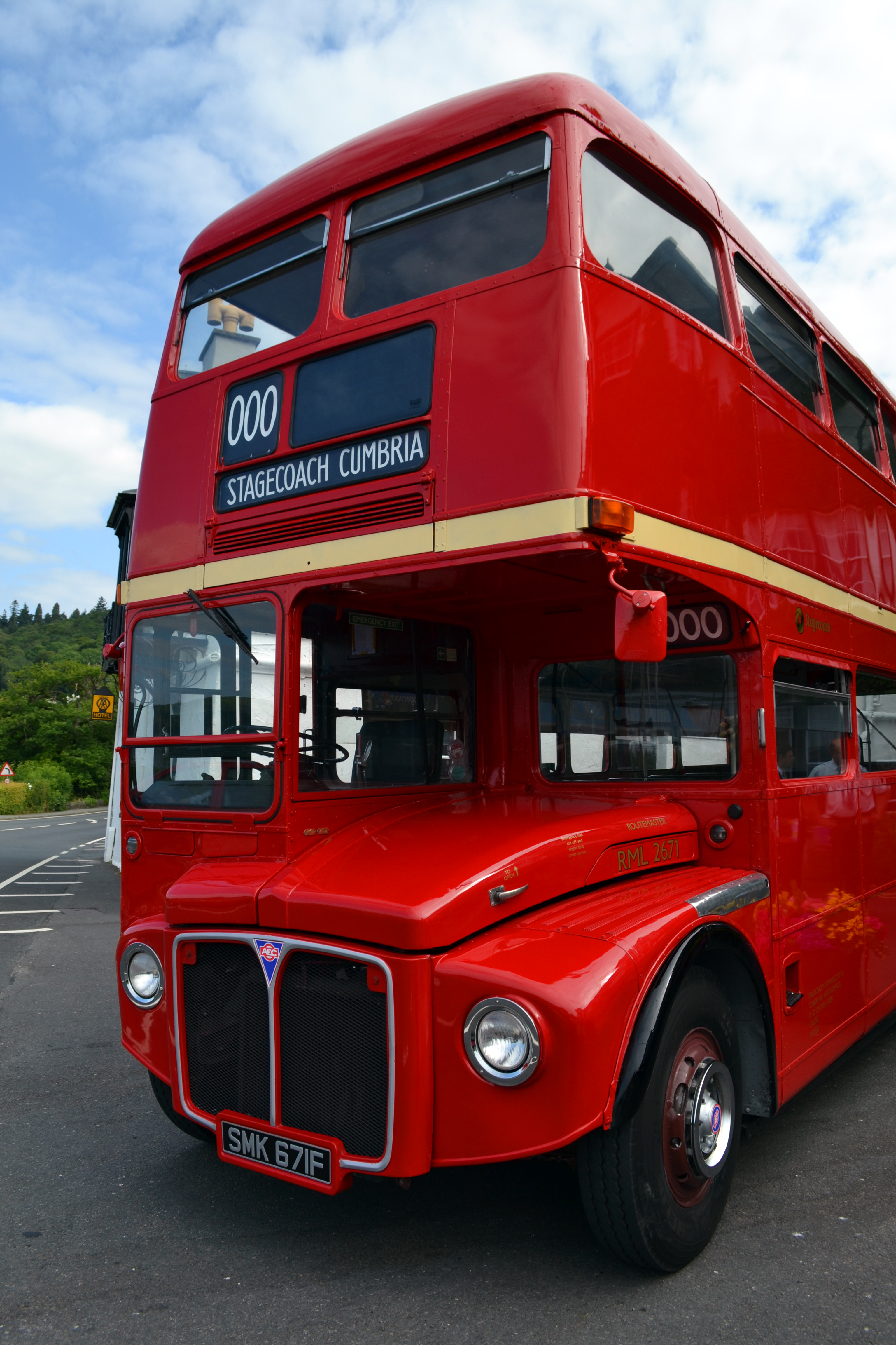 Routemaster Bus at Low Wood Bay