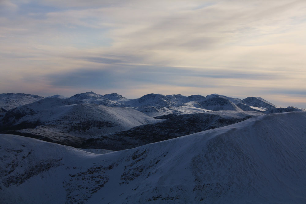 The Sca Fells from Grisedale Pike