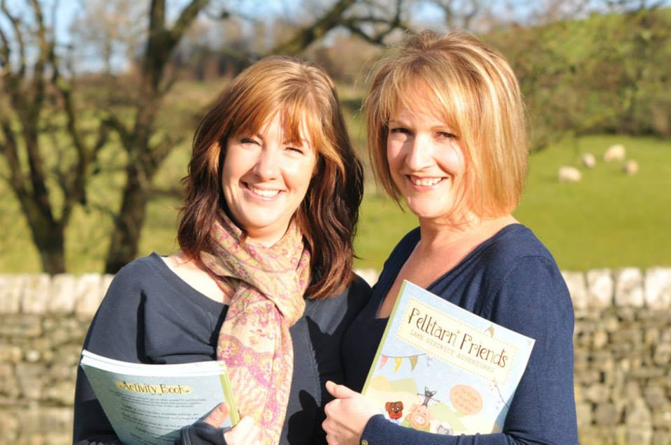 The dream becomes a reality. Amy and Claire with their newly published book 