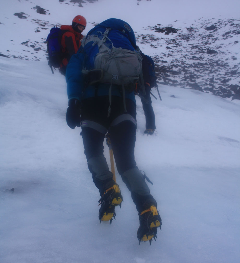 Crampons are great for grip on ice