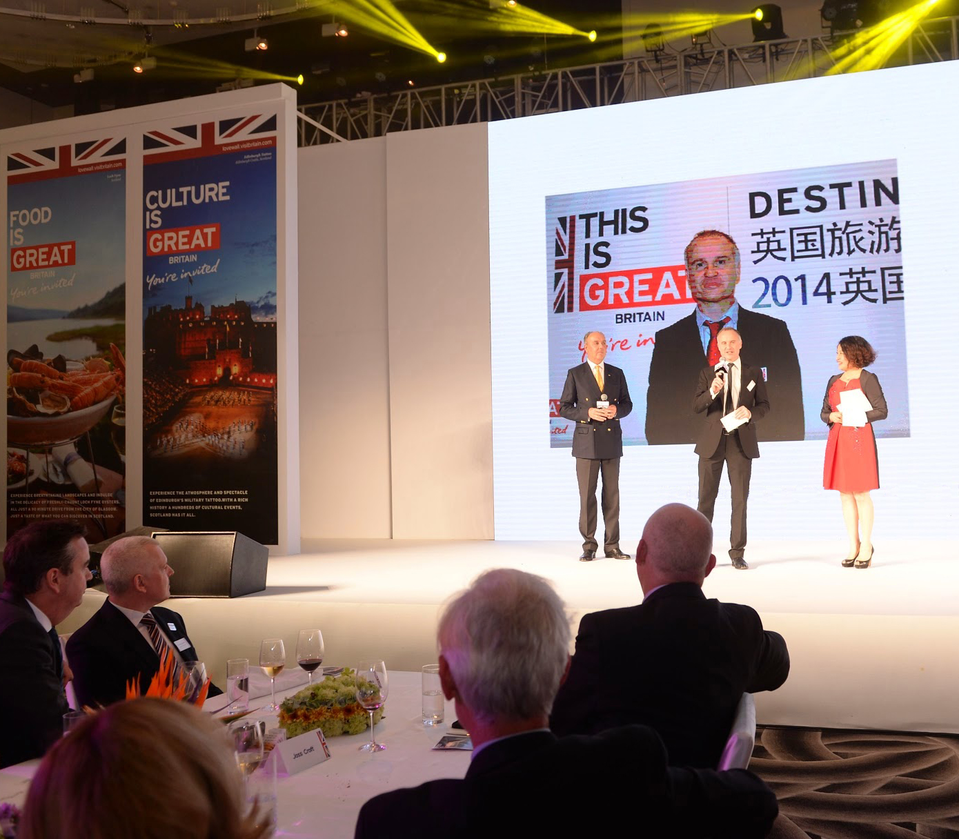 Colin Fox promoting the UK as Destination of choice 