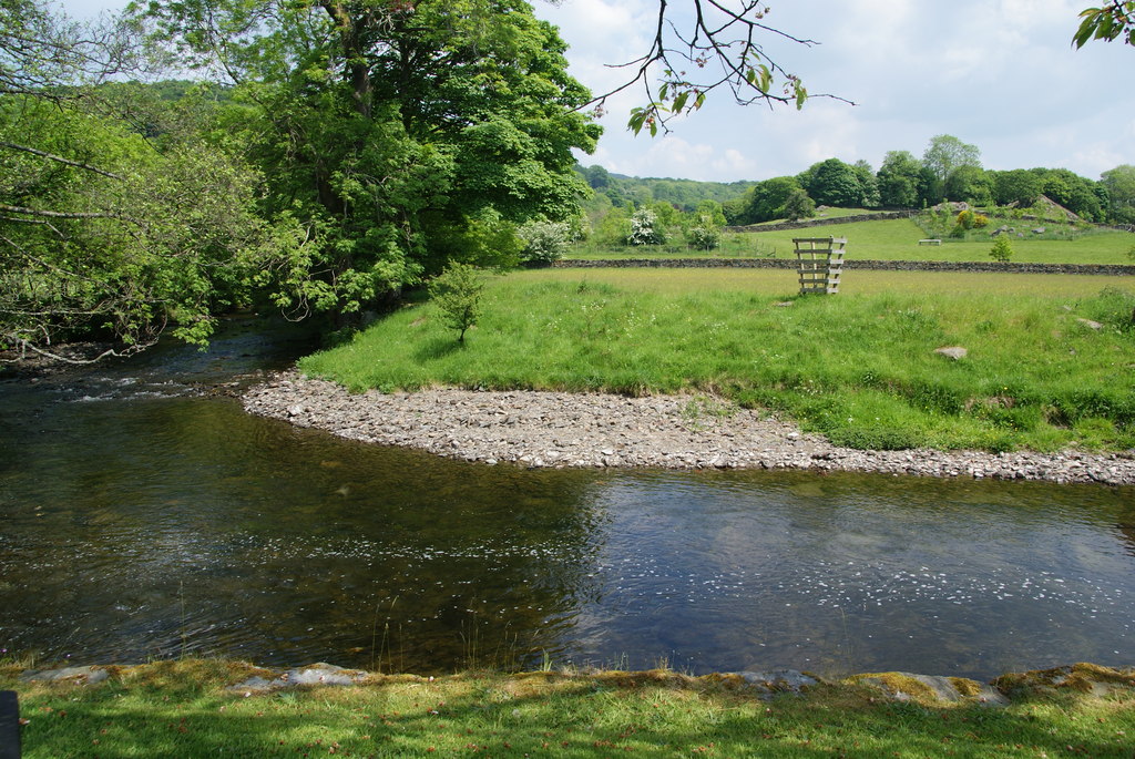 The River Kent at Staveley. Photo by: Bill Boaden