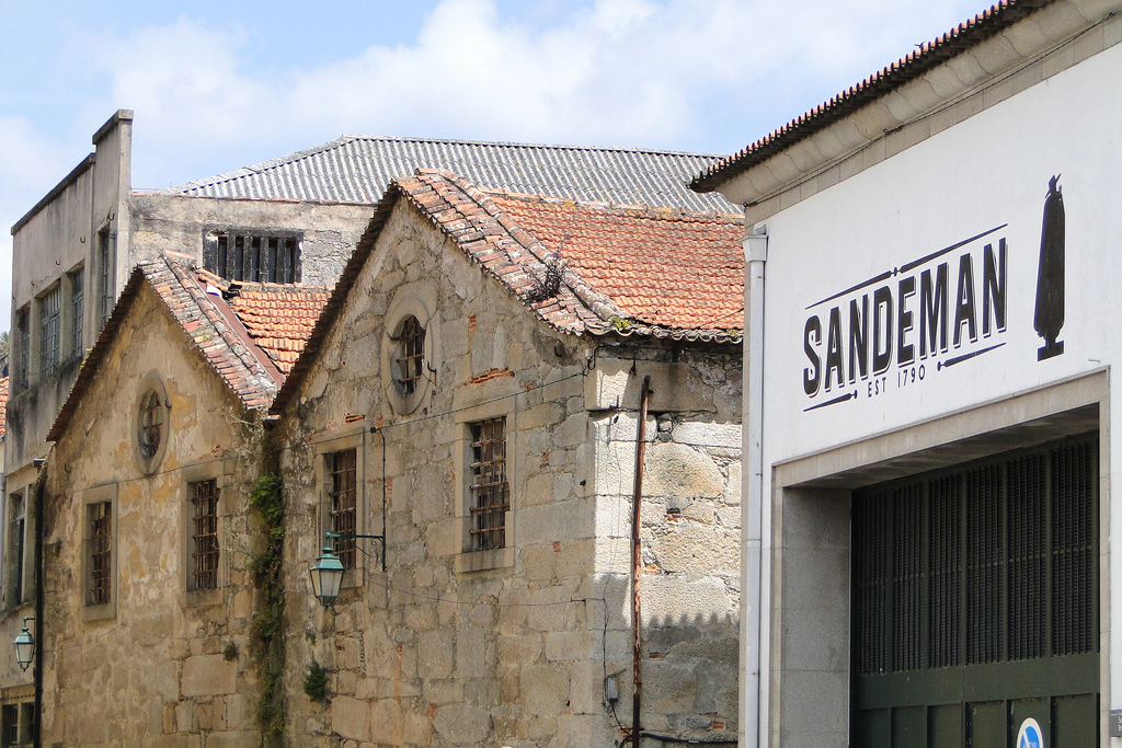 Sandeman Port Winery and Classical Facades - Gaia District - Porto, Portugal (CC 2.0 / Adam Jones)