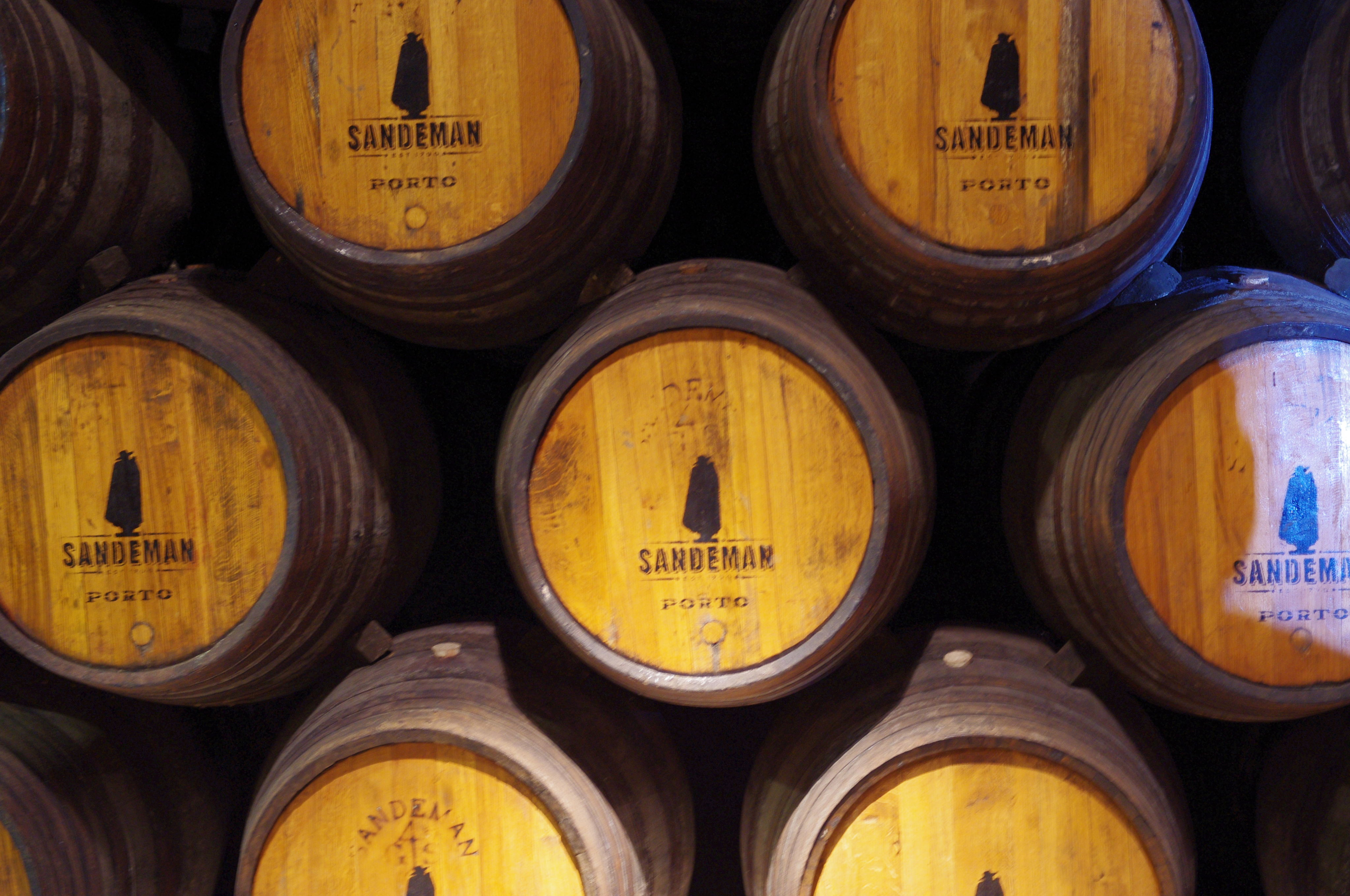 Everything at the Sandeman Port Winery reflects the Sandeman Don logo (CC 2.0 / Kenneth Fairfax)