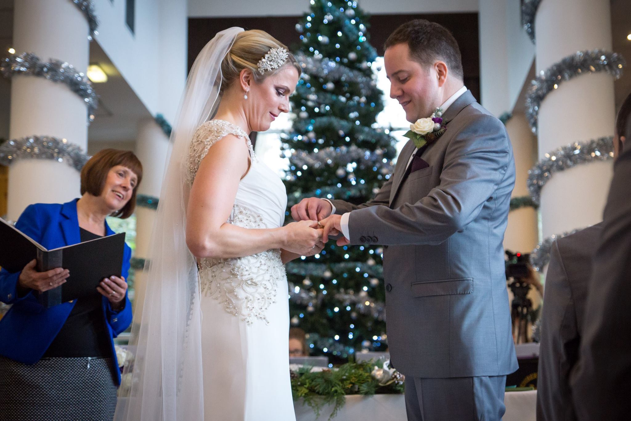 Helen and Craig in the Gallery at Low Wood Bay