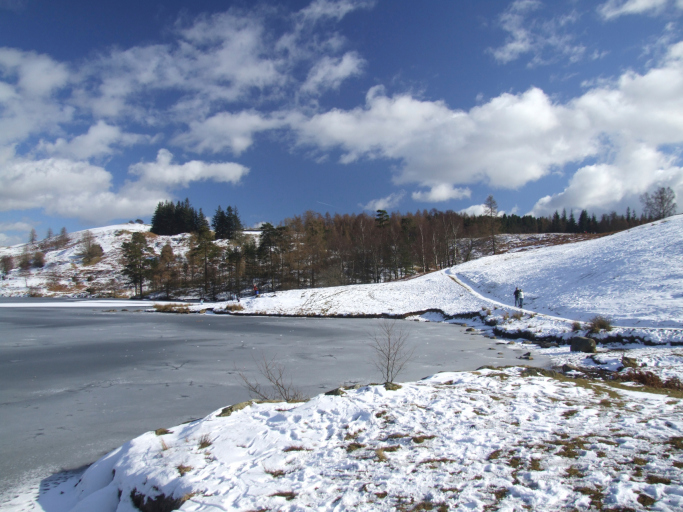 Tarn Howes in Snow