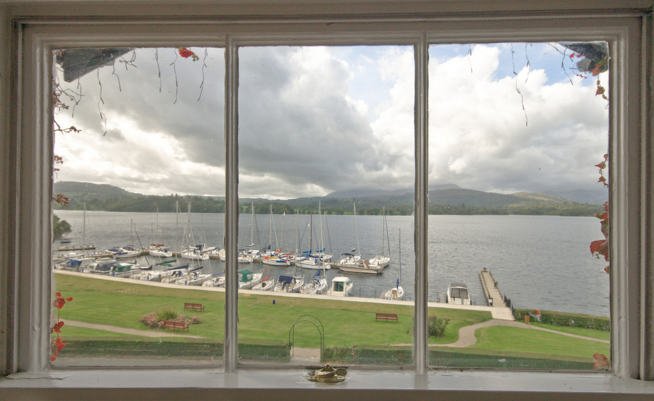 Views out of Windermere from Low Wood Bay's Lake View room