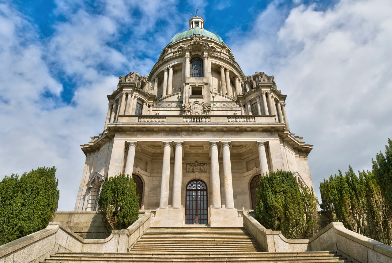 The Ashton Memorial is a folly in Williamson Park, Lancaster, Lancashire, England built between 1907 and 1909 by millionaire industrialist Lord Ashton.