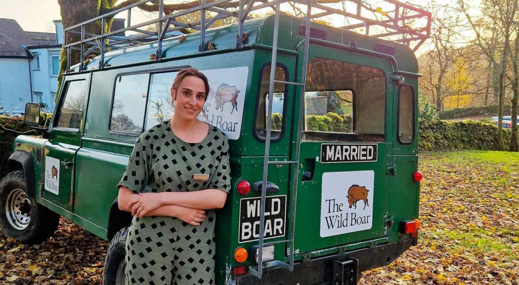 Amy Smethurst wedding coordinator at the Wild Boar